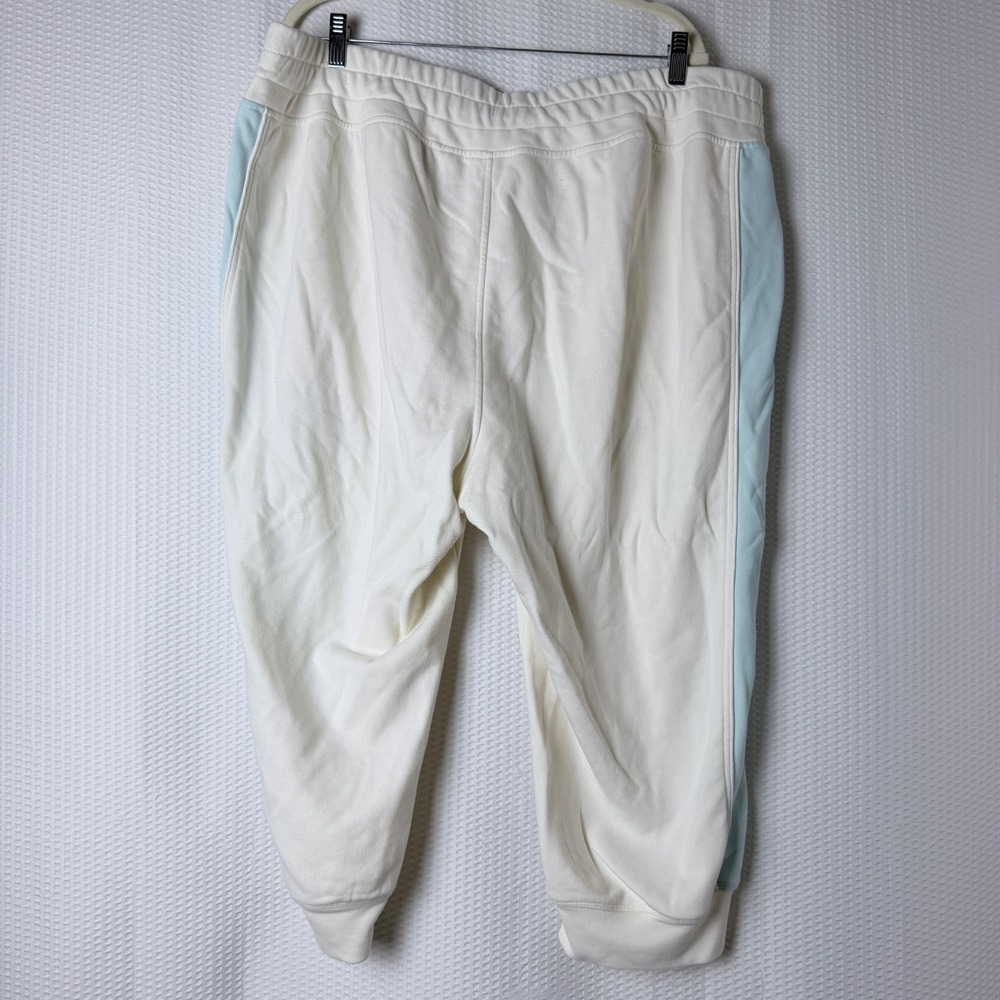 LIVI Active Lane Bryant Sweatsuit Womens 22/24 Cream Mint Colorblock Hoodie Set - Picture 5 of 14